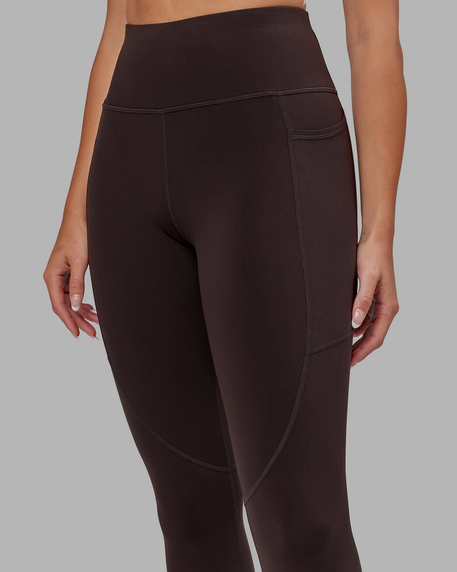 Rep Ultra High-Rise Full Length Legging Pockets - Dark Walnut
