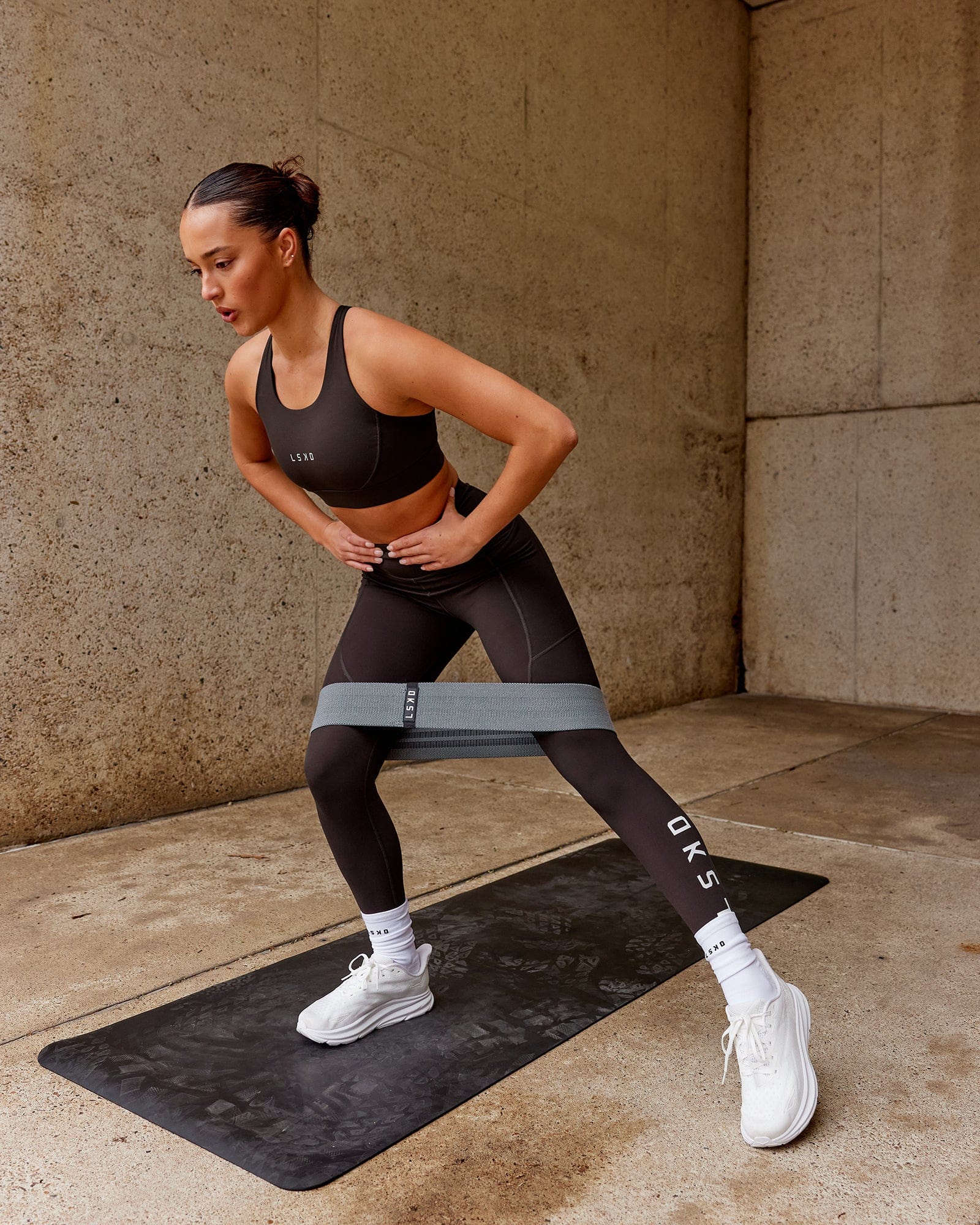 Rep Ultra High-Rise Full Length Legging Pockets - Dark Walnut