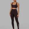 Rep Ultra High-Rise Full Length Legging Pockets - Dark Walnut
