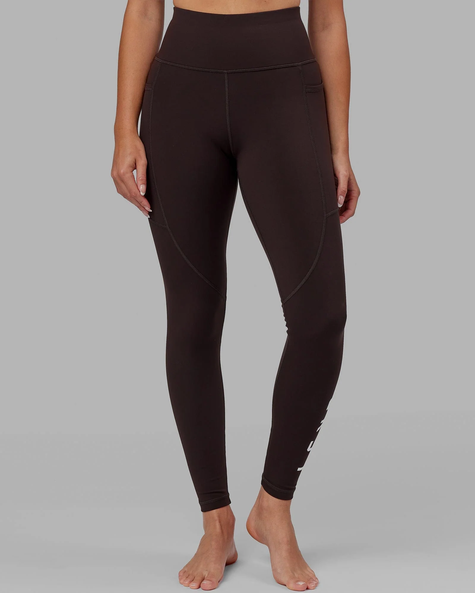 Rep Ultra High-Rise Full Length Legging Pockets - Dark Walnut