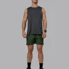 AeroFLX+ Seamless Muscle Tank - Pirate Black Marl