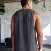AeroFLX+ Seamless Muscle Tank - Pirate Black Marl