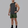 AeroFLX+ Seamless Muscle Tank - Pirate Black Marl