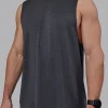 AeroFLX+ Seamless Muscle Tank - Pirate Black Marl