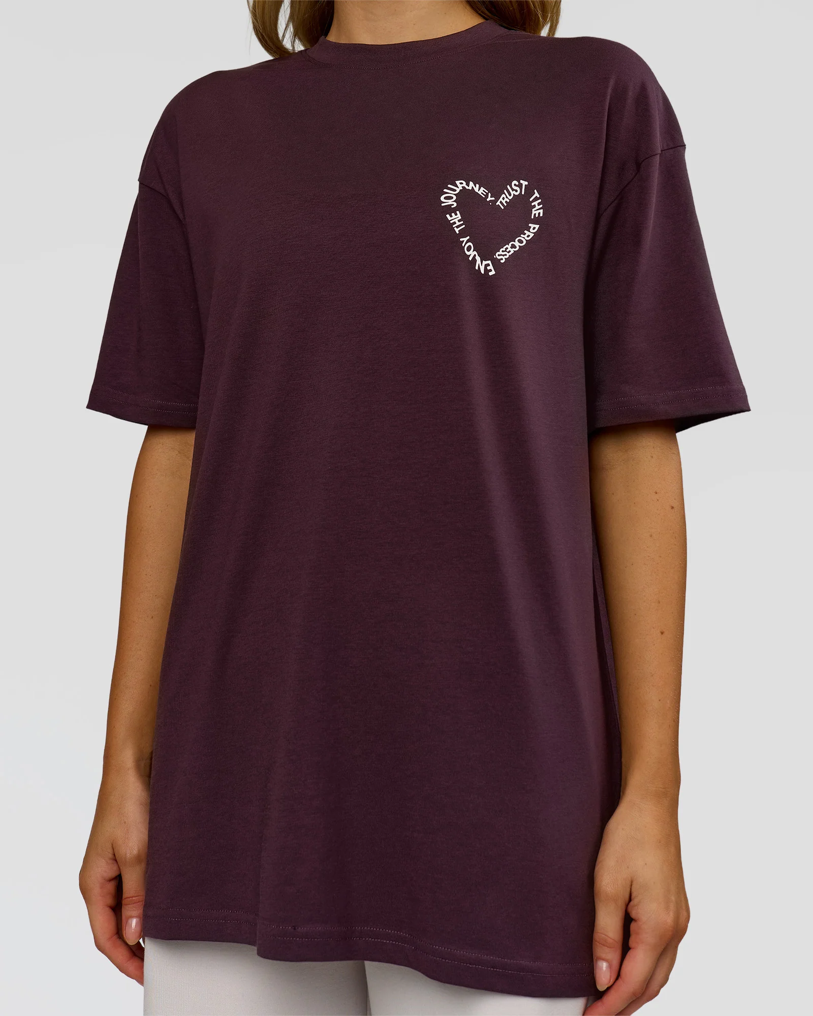 526-love-the-process-flxcotton-oversize-tee-midnight-plum-white-11.webp Love The Process FLXCotton Oversize Tee - Midnight Plum-White