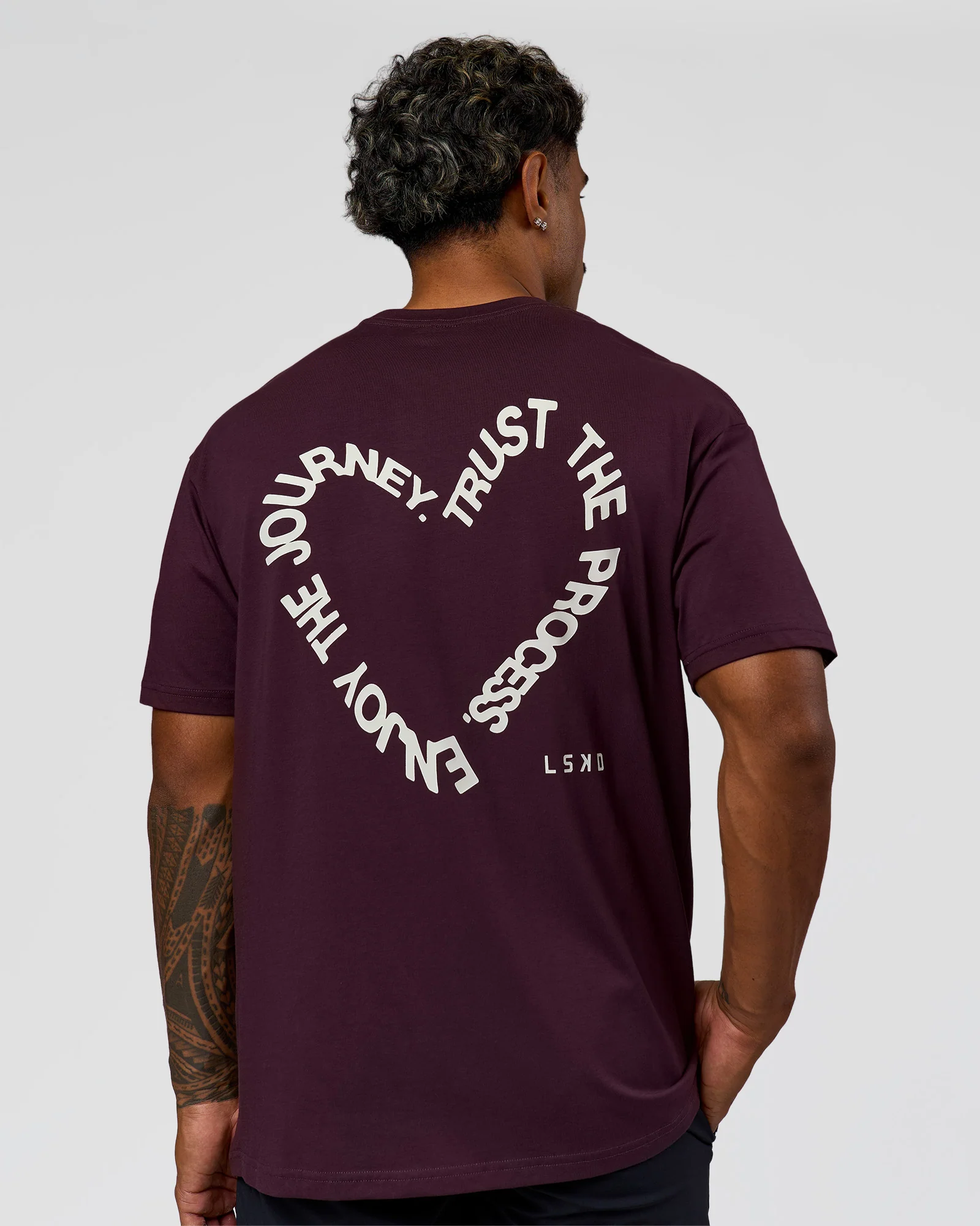 526-love-the-process-flxcotton-oversize-tee-midnight-plum-white-4.webp Love The Process FLXCotton Oversize Tee - Midnight Plum-White