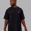 5324-run-club-flxcotton-tee-oversize-black-volt-3.webp RUN CLUB FLXCotton Tee Oversize - Black-Volt