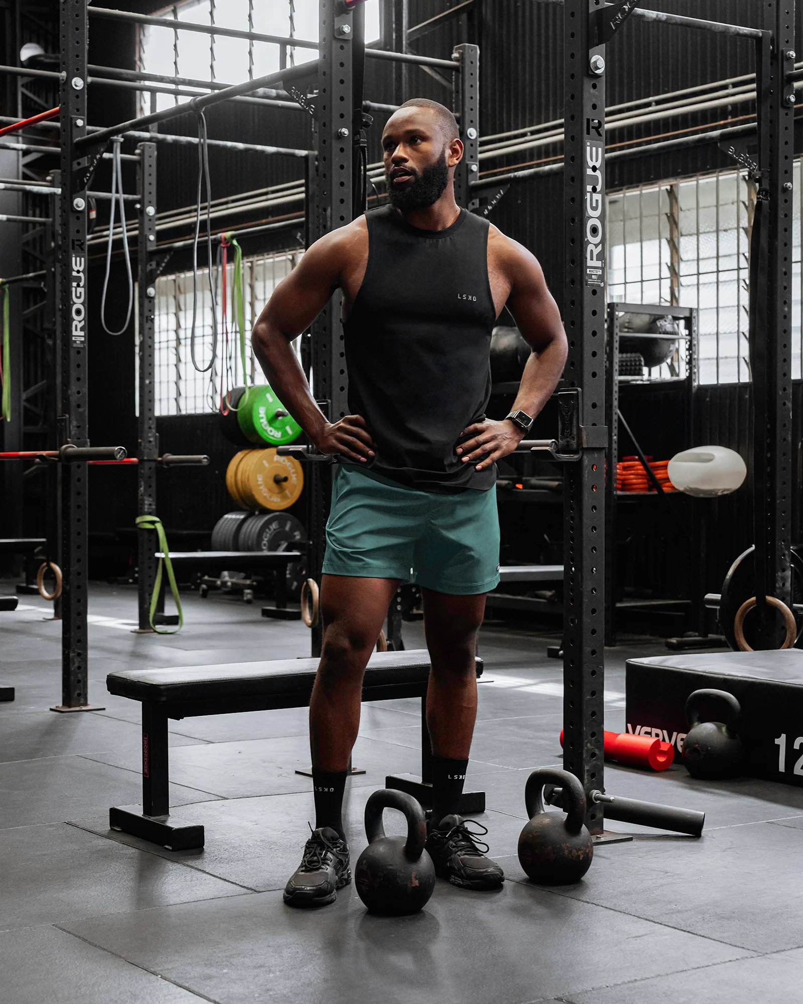 Rep 5" Performance Short - Sage Bush