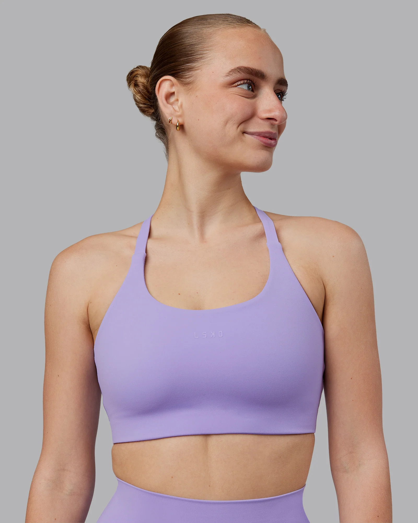 Twist Sports Bra D/DD/E - Violet Ray