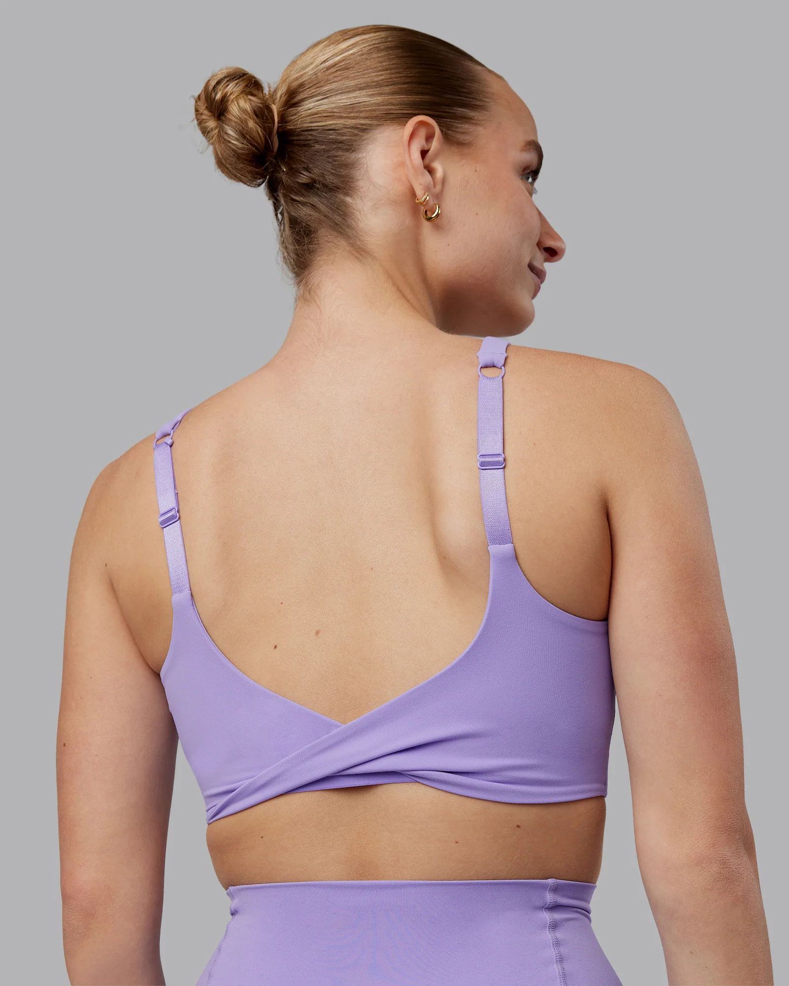 Twist Sports Bra D/DD/E - Violet Ray