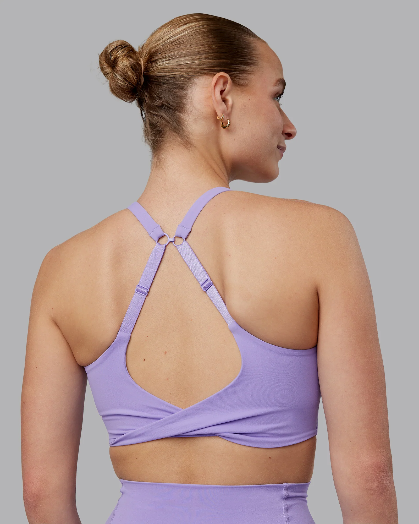Twist Sports Bra D/DD/E - Violet Ray