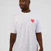 Love the Journey FLXCotton Oversized Tee - White-Candy Pink
