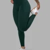 Fusion Ultra High-Rise Full Length Legging Pockets - Dark Moss