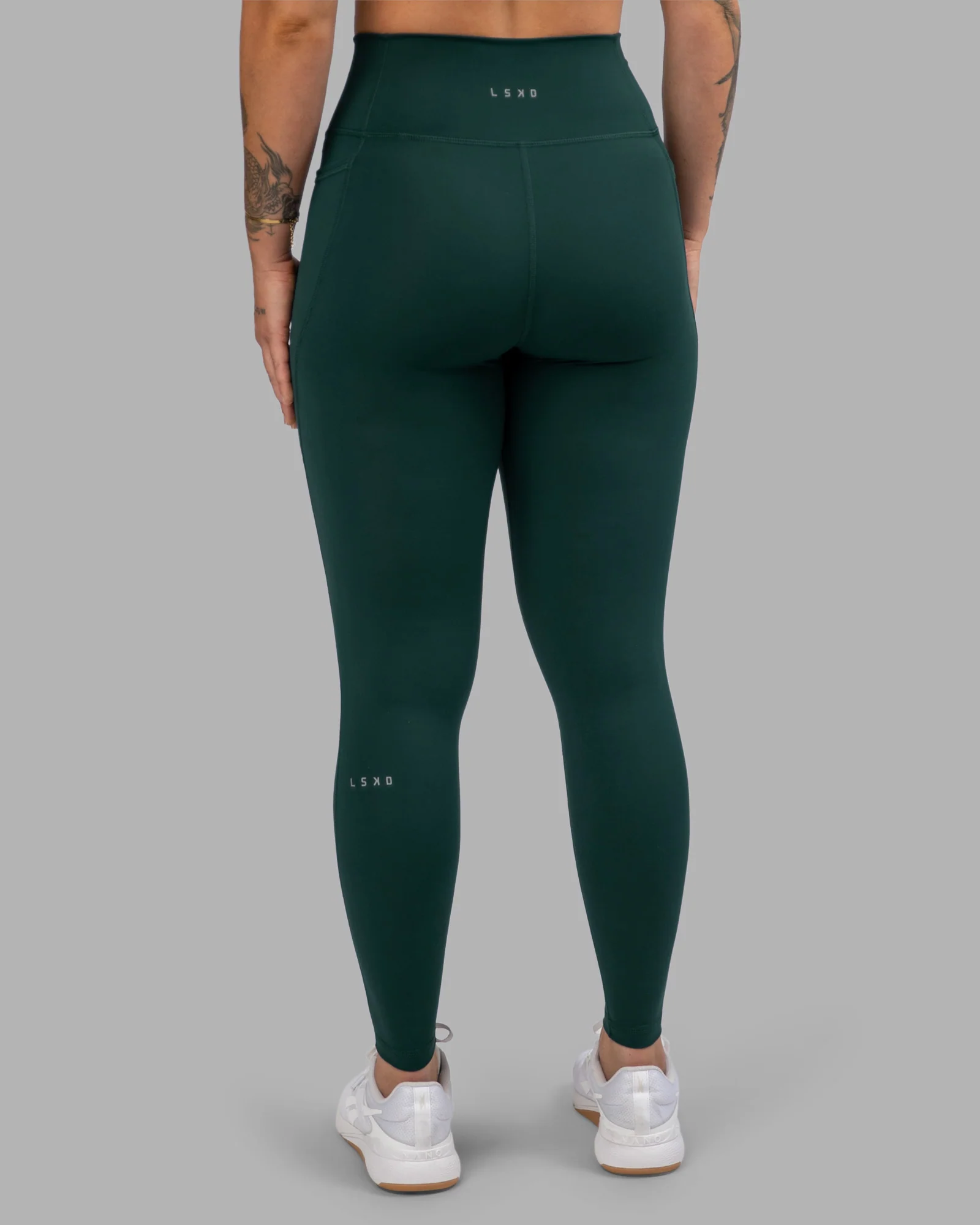 Fusion Ultra High-Rise Full Length Legging Pockets - Dark Moss