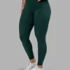 Fusion Ultra High-Rise Full Length Legging Pockets - Dark Moss