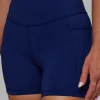 Elite High-Rise 4" Short Pockets - Midnight Blue