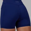 Elite High-Rise 4" Short Pockets - Midnight Blue