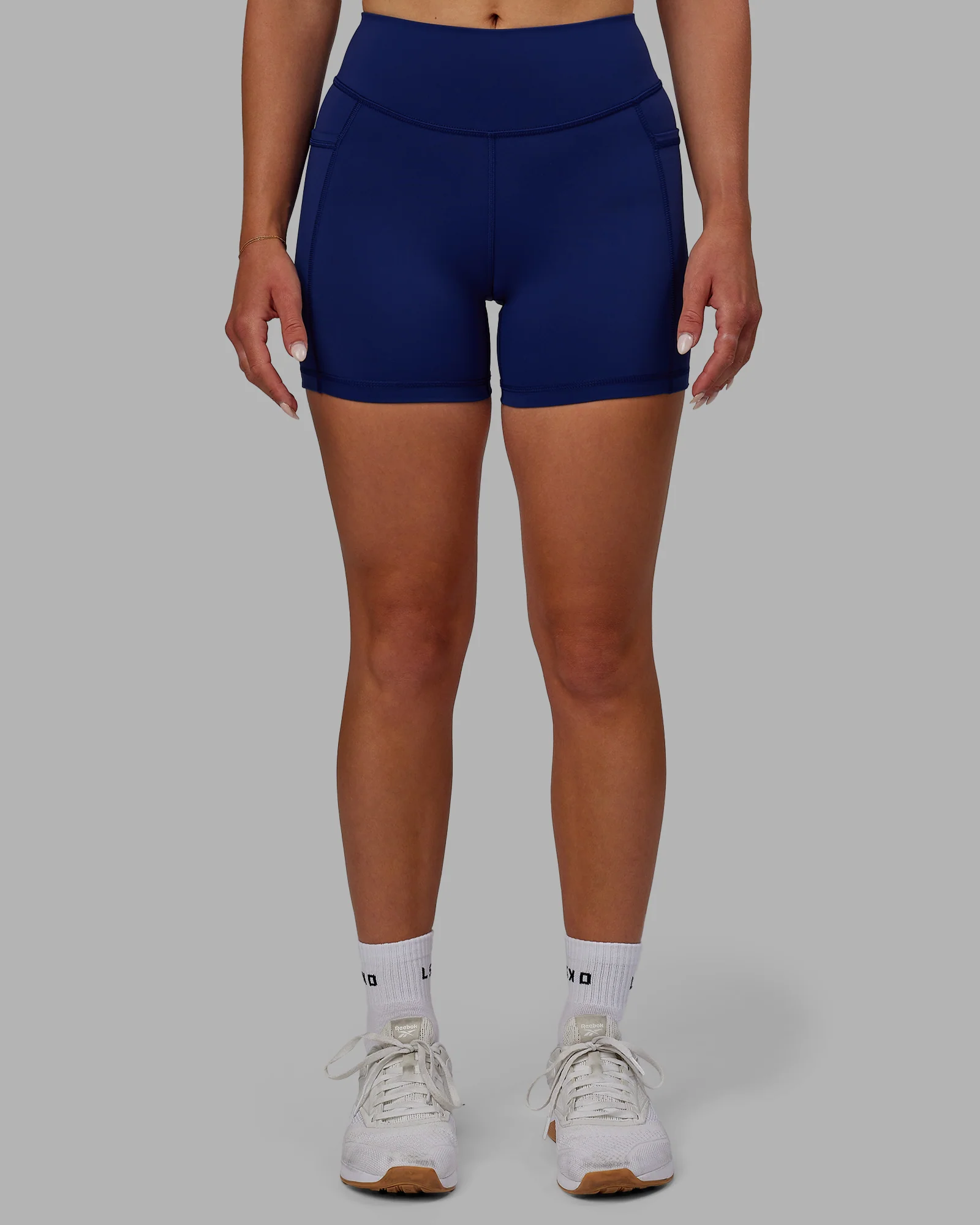 Elite High-Rise 4" Short Pockets - Midnight Blue