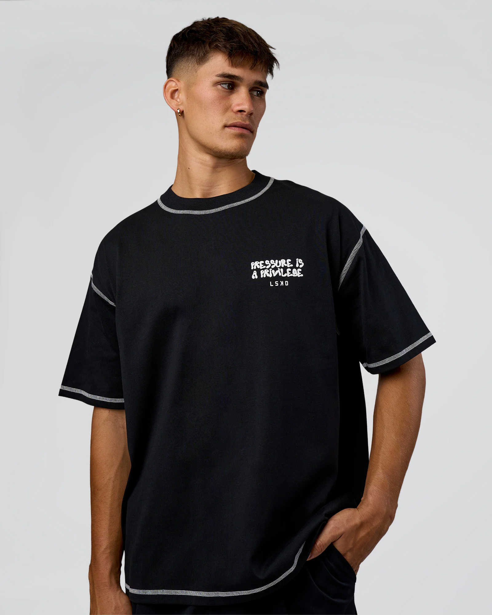 5544-pressure-is-privilege-oversized-tee-black-white-2.webp Pressure is Privilege Oversized Tee - Black-White