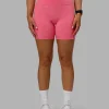 Fusion Ultra High-Rise 6" Short Pockets - Pink Lemonade