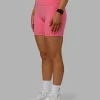 Fusion Ultra High-Rise 6" Short Pockets - Pink Lemonade