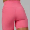 Fusion Ultra High-Rise 6" Short Pockets - Pink Lemonade