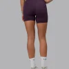 Elixir Ultra High-Rise 6" Short Pockets - Midnight Plum