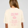 Values Run Club FLXCotton Tee - Off White-Candy Pink