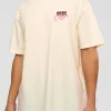 Values Run Club FLXCotton Tee - Off White-Candy Pink