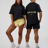 RUN CLUB FLXCotton Tee Oversize - Black-Yellow Fizz