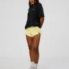 RUN CLUB FLXCotton Tee Oversize - Black-Yellow Fizz
