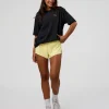 RUN CLUB FLXCotton Tee Oversize - Black-Yellow Fizz