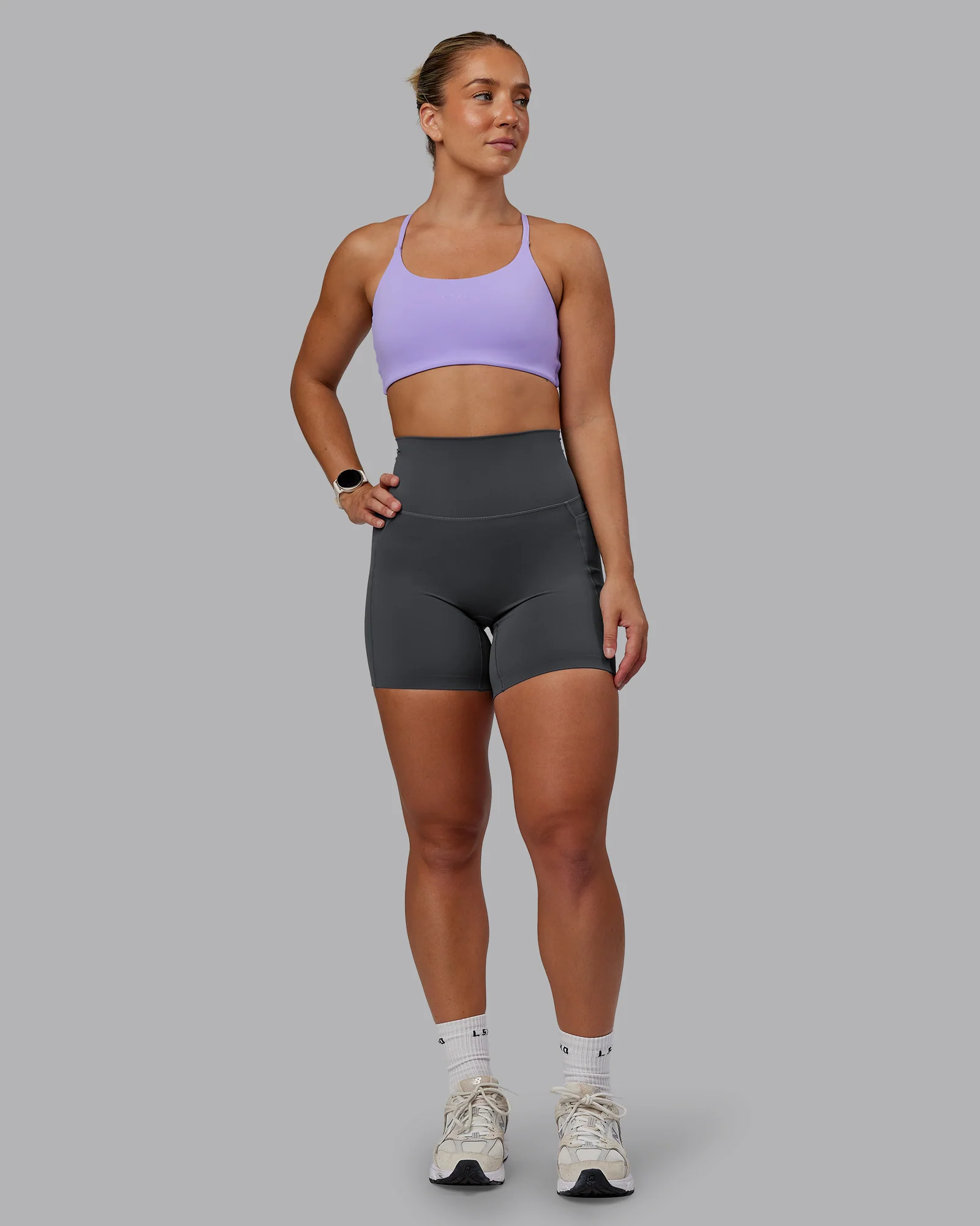 Elixir Ultra High-Rise 6" Short Pockets - Dark Storm
