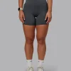Elixir Ultra High-Rise 6" Short Pockets - Dark Storm