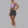 Elixir Ultra High-Rise 6" Short Pockets - Dark Storm