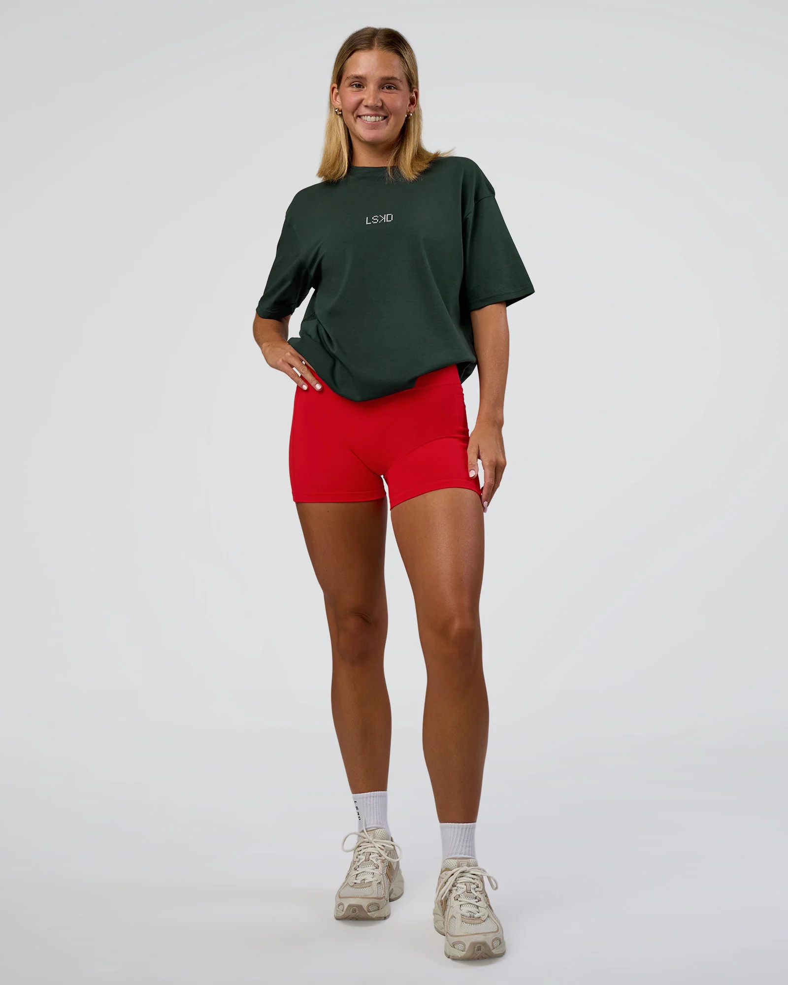 572-merry-journey-flxcotton-oversized-tee-vital-green-white-12.webp Merry Journey FLXCotton Oversized Tee - Vital Green-White