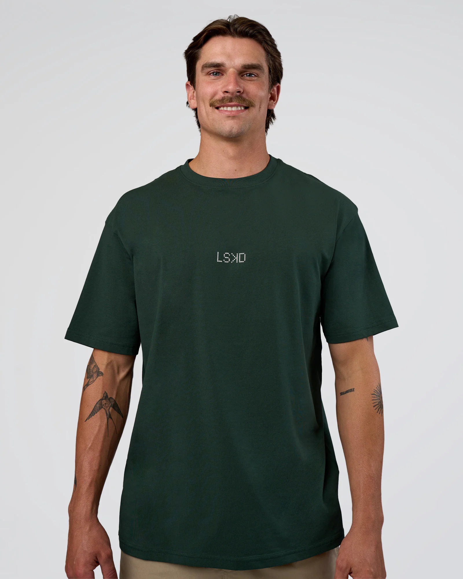 572-merry-journey-flxcotton-oversized-tee-vital-green-white-3.webp Merry Journey FLXCotton Oversized Tee - Vital Green-White