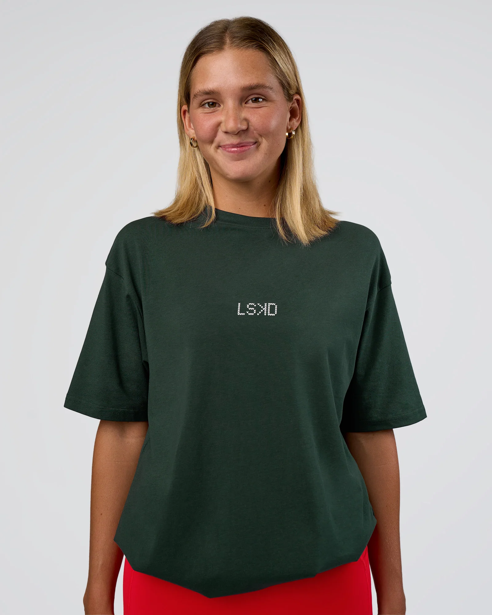 572-merry-journey-flxcotton-oversized-tee-vital-green-white-5.webp Merry Journey FLXCotton Oversized Tee - Vital Green-White