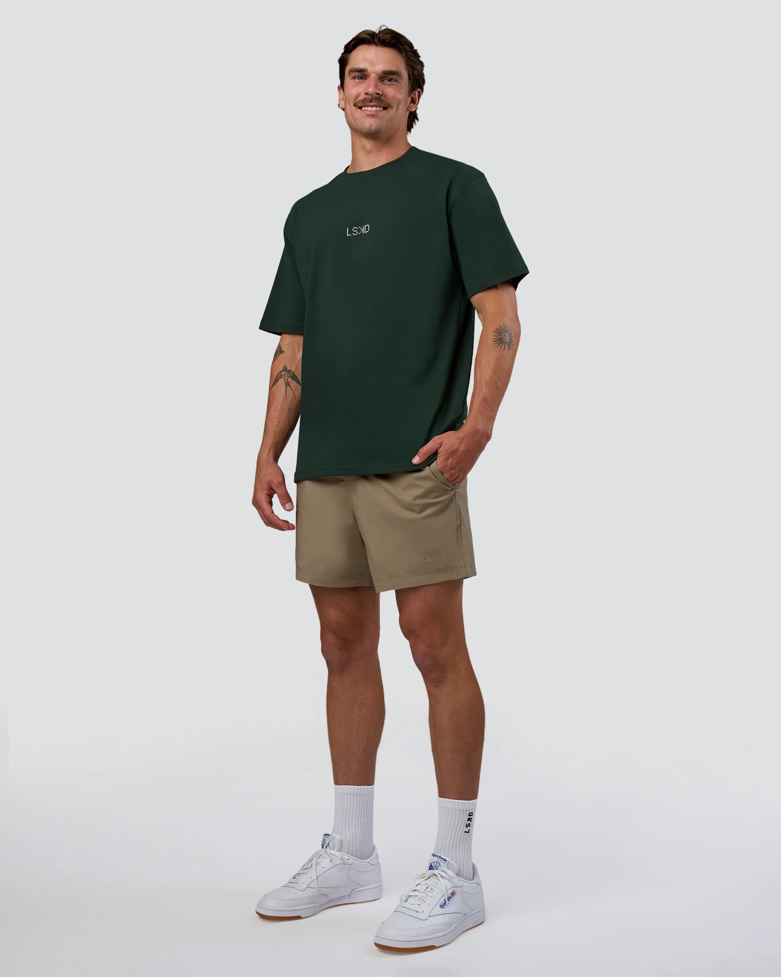 572-merry-journey-flxcotton-oversized-tee-vital-green-white-7.webp Merry Journey FLXCotton Oversized Tee - Vital Green-White