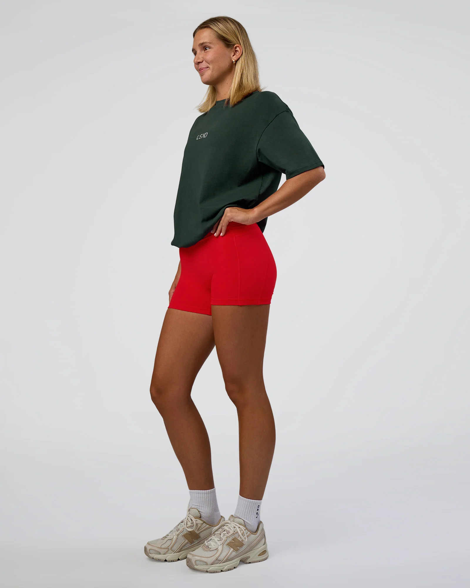 572-merry-journey-flxcotton-oversized-tee-vital-green-white-9.webp Merry Journey FLXCotton Oversized Tee - Vital Green-White