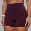 Elixir Ultra High-Rise 4" Short Pockets - Cherry Lacquer