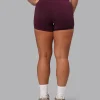 Elixir Ultra High-Rise 4" Short Pockets - Cherry Lacquer