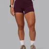 Elixir Ultra High-Rise 4" Short Pockets - Cherry Lacquer