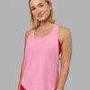 AeroFLX+ Drop Armhole Seamless Tank - Candy Pink/Candy Pink