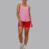 AeroFLX+ Drop Armhole Seamless Tank - Candy Pink/Candy Pink
