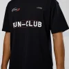 LSKD Run Club FLXCotton Oversized Tee - Black-White