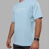 5802-just-keep-running-flxcotton-tee-oversize-glacial-blue-off-white-10.webp Just Keep Running FLXCotton Tee Oversize - Glacial Blue-Off White