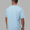 5802-just-keep-running-flxcotton-tee-oversize-glacial-blue-off-white-4.webp Just Keep Running FLXCotton Tee Oversize - Glacial Blue-Off White