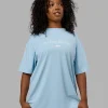 5802-just-keep-running-flxcotton-tee-oversize-glacial-blue-off-white-5.webp Just Keep Running FLXCotton Tee Oversize - Glacial Blue-Off White