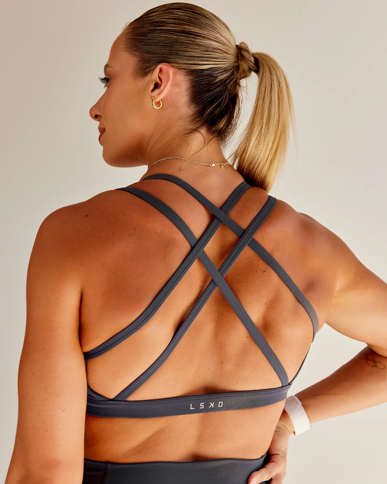 Bree Masters Velocity Sports Bra - Stormy